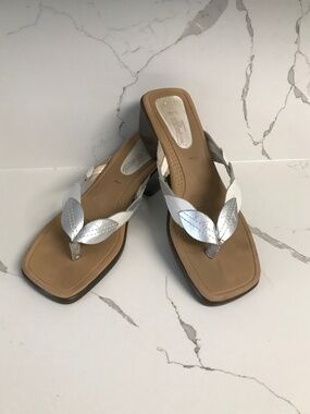 Tradition Women’s Leather Sandals “Kelli” Wedge US 8